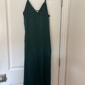Midi Green Formal Dress